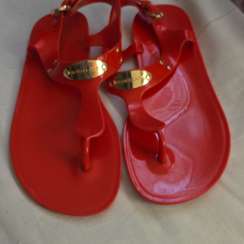 Michael Kors Red Sandals for Chic Style